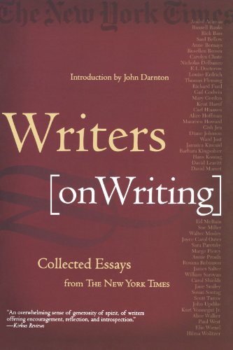 Book Cover Writers on Writing: Collected Essays from The New York Times