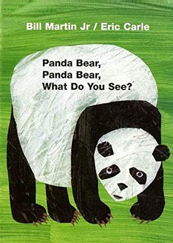 Book Cover Panda Bear, Panda Bear, What Do You See? Board Book