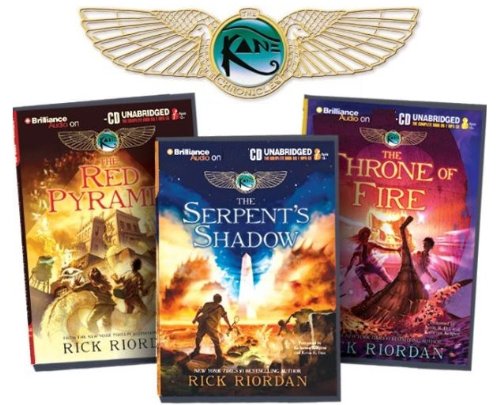 Kane Chronicles Audiobook set: Rick Riordan's The Kane Chronicles: The Red Pyramid, The Throne of Fire, The Serpent's Shadow [Audiobook CD - Audiobook, CD, Unabridged by Rick Riordan]