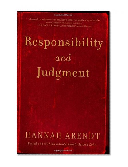 Book Cover Responsibility and Judgment