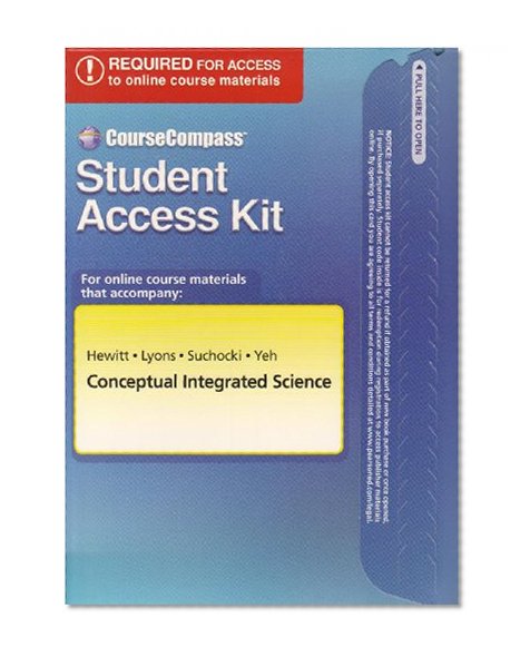 CourseCompass Student Access Kit for Conceptual Integrated Science