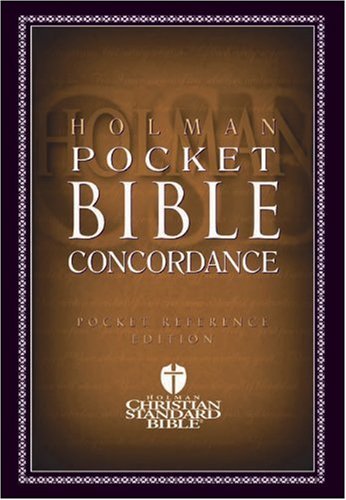 HCSB Pocket Bible Concordance
