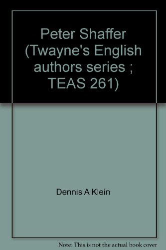 Peter Shaffer (Twayne's English authors series ; TEAS 261)