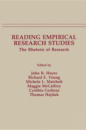 Reading Empirical Research Studies: The Rhetoric of Research