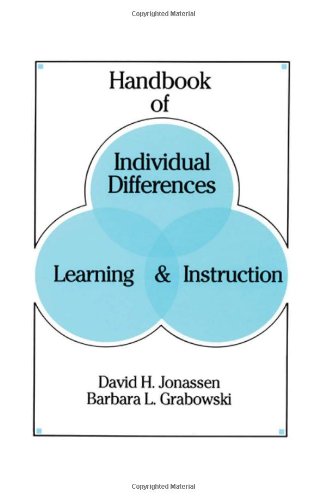 Handbook of Individual Differences, Learning, and Instruction