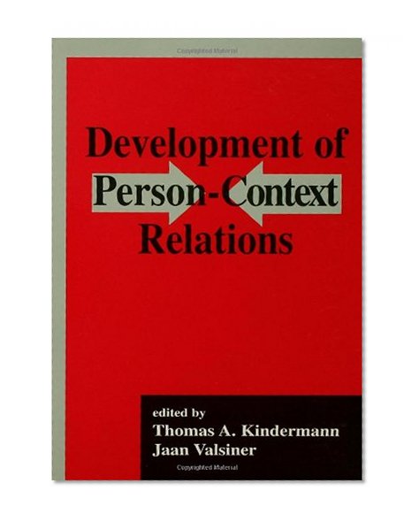 Development of Person-context Relations