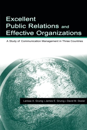 Excellent Public Relations and Effective Organizations: A Study of Communication Management in Three Countries (Routledge Communication Series)