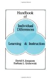 Handbook of Individual Differences, Learning, and Instruction