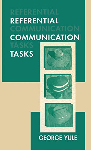 Referential Communication Tasks (Second Language Acquisition Research Series)
