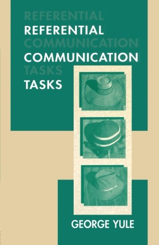 Referential Communication Tasks (Second Language Acquisition Research Series)