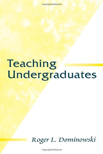 Teaching Undergraduates (Educational Psychology Series)