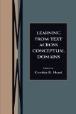 Learning From Text Across Conceptual Domains