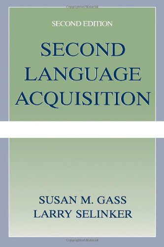 Book Cover Second Language Acquisition: An Introductory Course