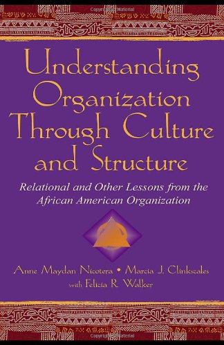 Understanding Organization Through Culture and Structure: Relational and Other Lessons From the African American Organization (Routledge Communication Series)