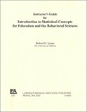 An Introduction to Statistical Concepts for Education and Behavioral Sciences