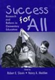 Success for All: Research and Reform in Elementary Education