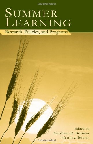 Summer Learning: Research, Policies, and Programs