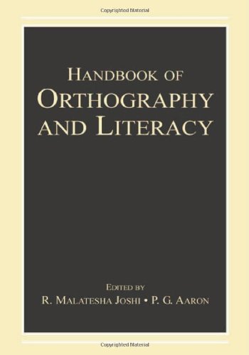 Handbook of Orthography and Literacy