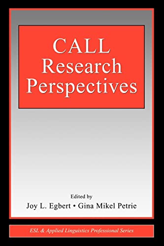 CALL Research Perspectives (ESL & Applied Linguistics Professional Series)