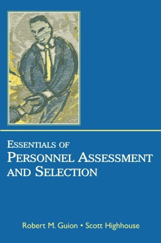 Essentials of Personnel Assessment And Selection
