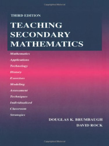 Teaching Secondary Mathematics