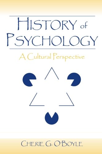 History of Psychology: A Cultural Perspective