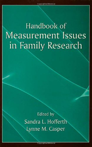 Handbook of Measurement Issues in Family Research