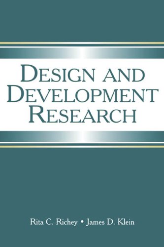 Design and Development Research: Methods, Strategies, and Issues