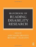 Handbook of Reading Disability Research