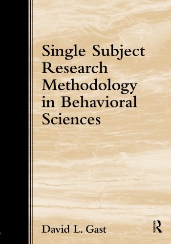 Single Subject Research Methodology in Behavioral Sciences