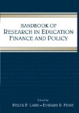 Handbook of Research in Education Finance and Policy