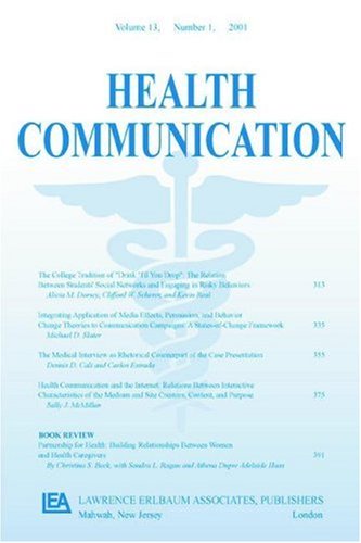 Coding Provider-Patient Interaction: A Special Issue of Health Communication (Health Communication (LEA)) (v. 13, No. 1)