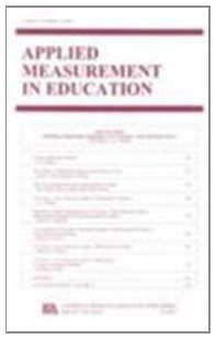Defending A High School Graduation Test: Gi Forum V. Texas Education Agency. A Special Issue of applied Measurement in Education