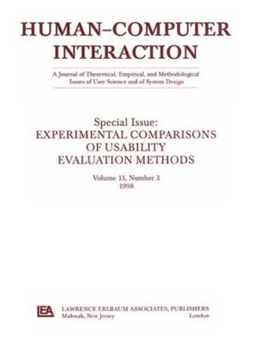 Experimental Comparisons of Usability Evaluation Methods: A Special Issue of Human-Computer Interaction