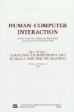 Cognitive Architectures and Human-computer Interaction: A Special Issue of human-computer Interaction