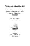 German Immigrants, Lists of Passengers Bound from Bremen to New York, 1863 - 1867