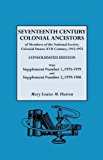 Seventeenth Century Colonial Ancestors of Members of the National Society Colonial Dames XVII Century, 1915-1975