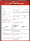 Quicksheet Citing Online Historical Resources
