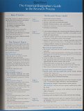 The Historical Biographer's Guide to the Research Process (Quicksheet)
