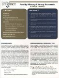 Family History Library Research (Genealogy at a Glance)