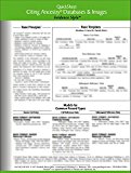 QuickSheet: Citing Ancestry Databases & Images Evidence Style 2nd Edition