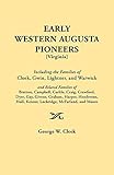 Early Western Augusta Pioneers