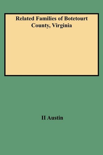 Related Families of Botetourt County, Virginia