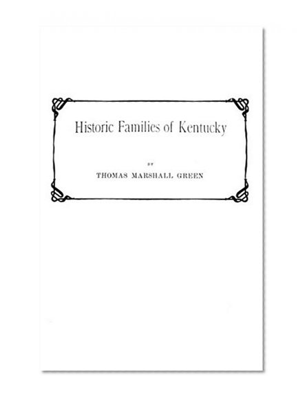 Historic Families of Kentucky