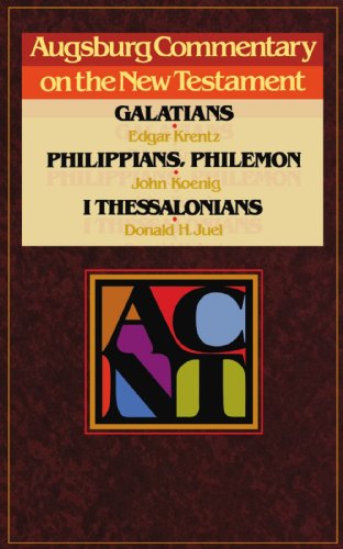 Acnt Galatians Phillippians (Augsburg Commentary on the New Testament)