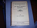 Interpretation of St. Matthew's Gospel