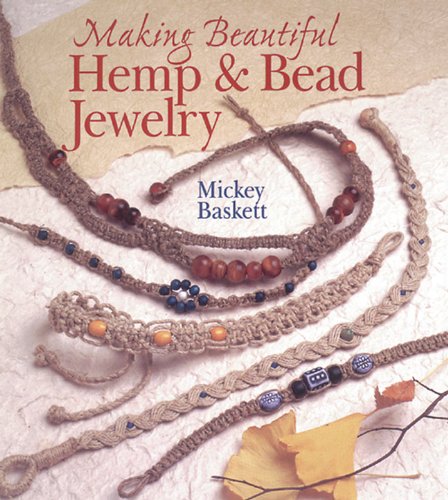 Book Cover Making Beautiful Hemp & Bead Jewelry