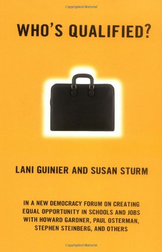 Who's Qualified?: A New Democracy Forum on the Future of Affirmative Action