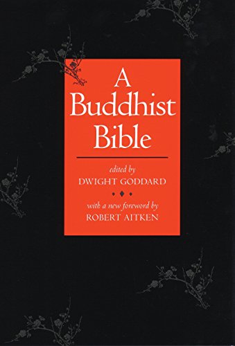 Book Cover A Buddhist Bible