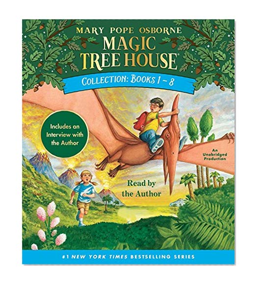 Book Cover Magic Tree House Collection: Books 1-8: Dinosaurs Before Dark, The Knight at Dawn, Mummies in the Morning, Pirates Past Noon, Night of the Ninjas, ... the Amazon, and more! (Magic Tree House (R))